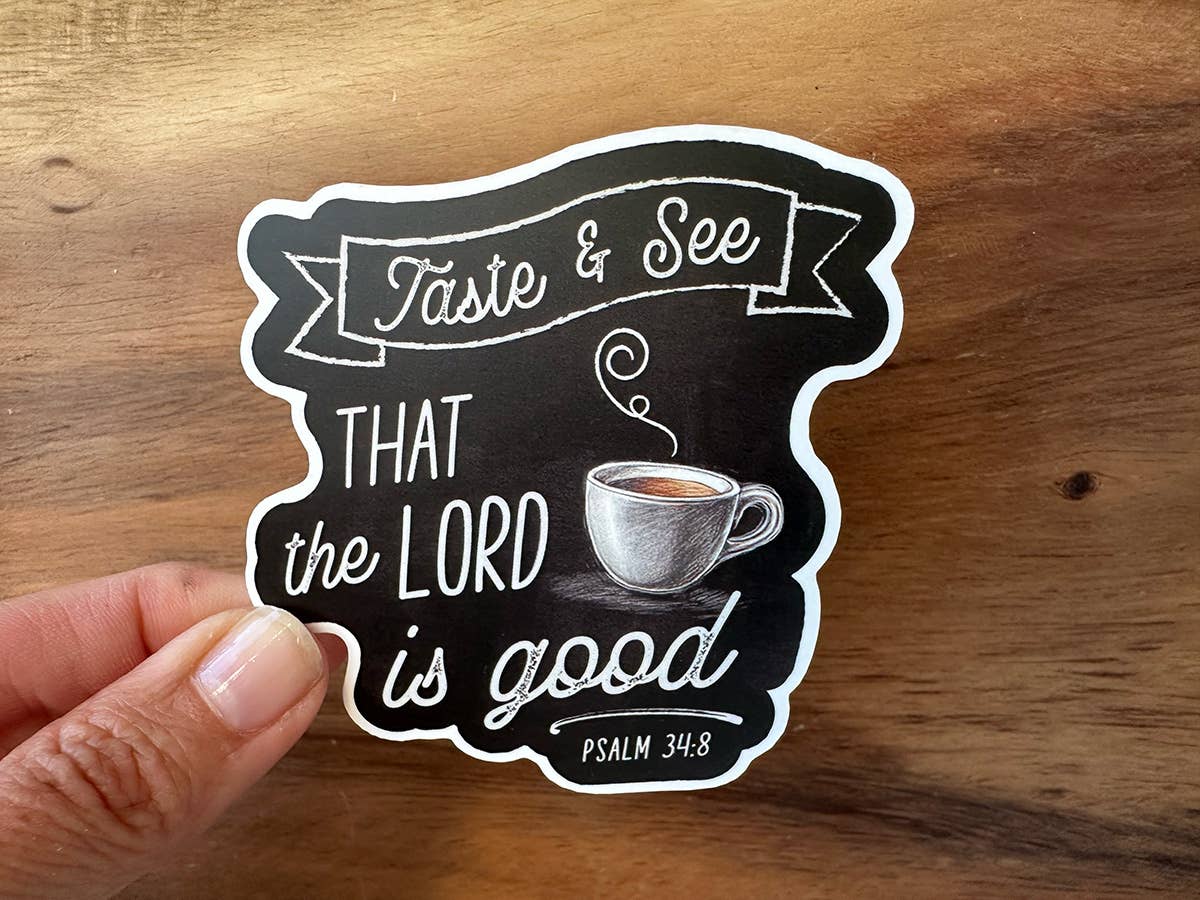 Taste & See... | Christian Sticker | Coffee Lover | Shop