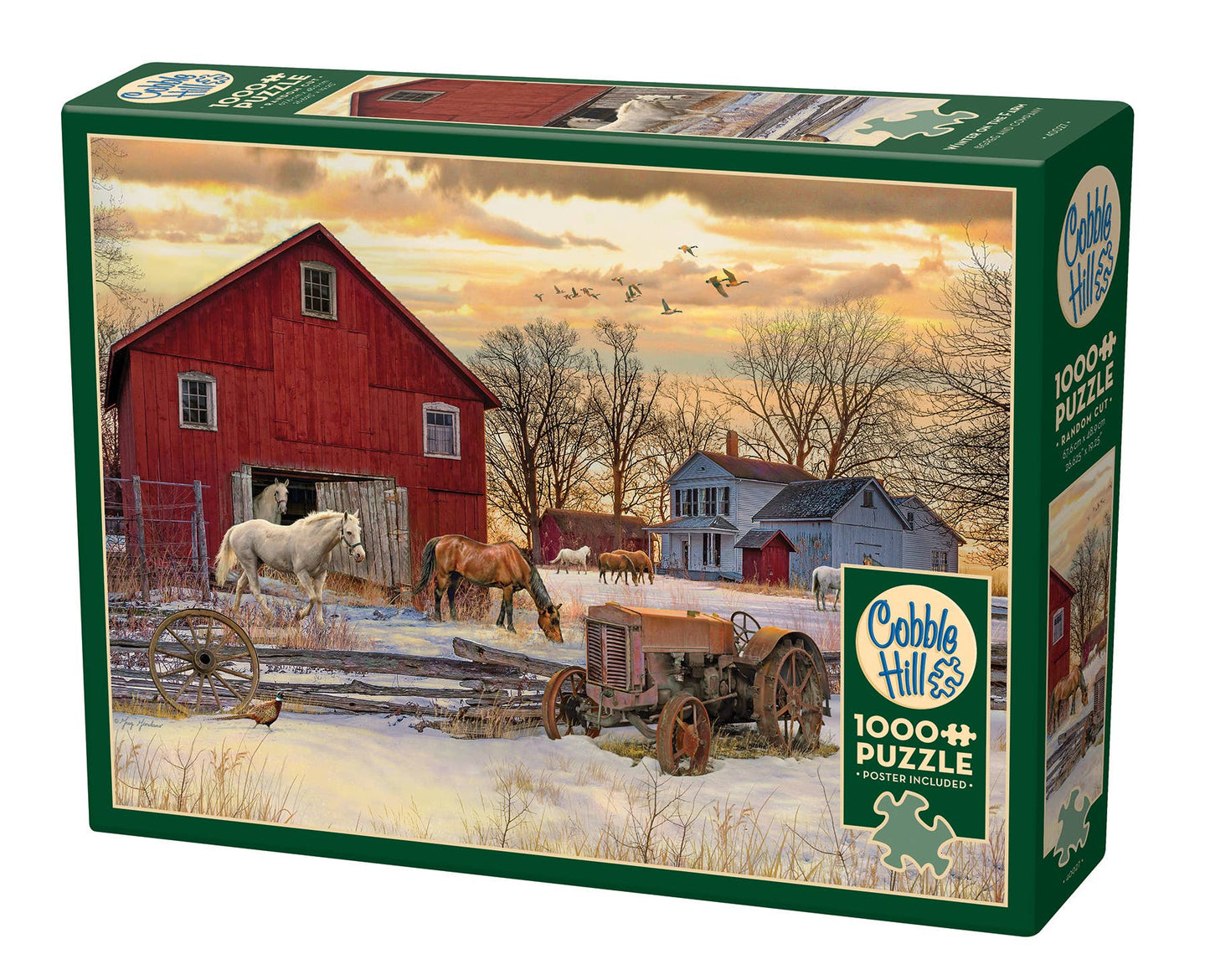 Winter on the Farm 1000pc puzzle