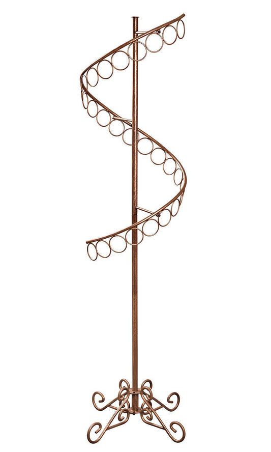 Boutique Cobblestone Spiral Scarf Rack - 72"H x 17"W