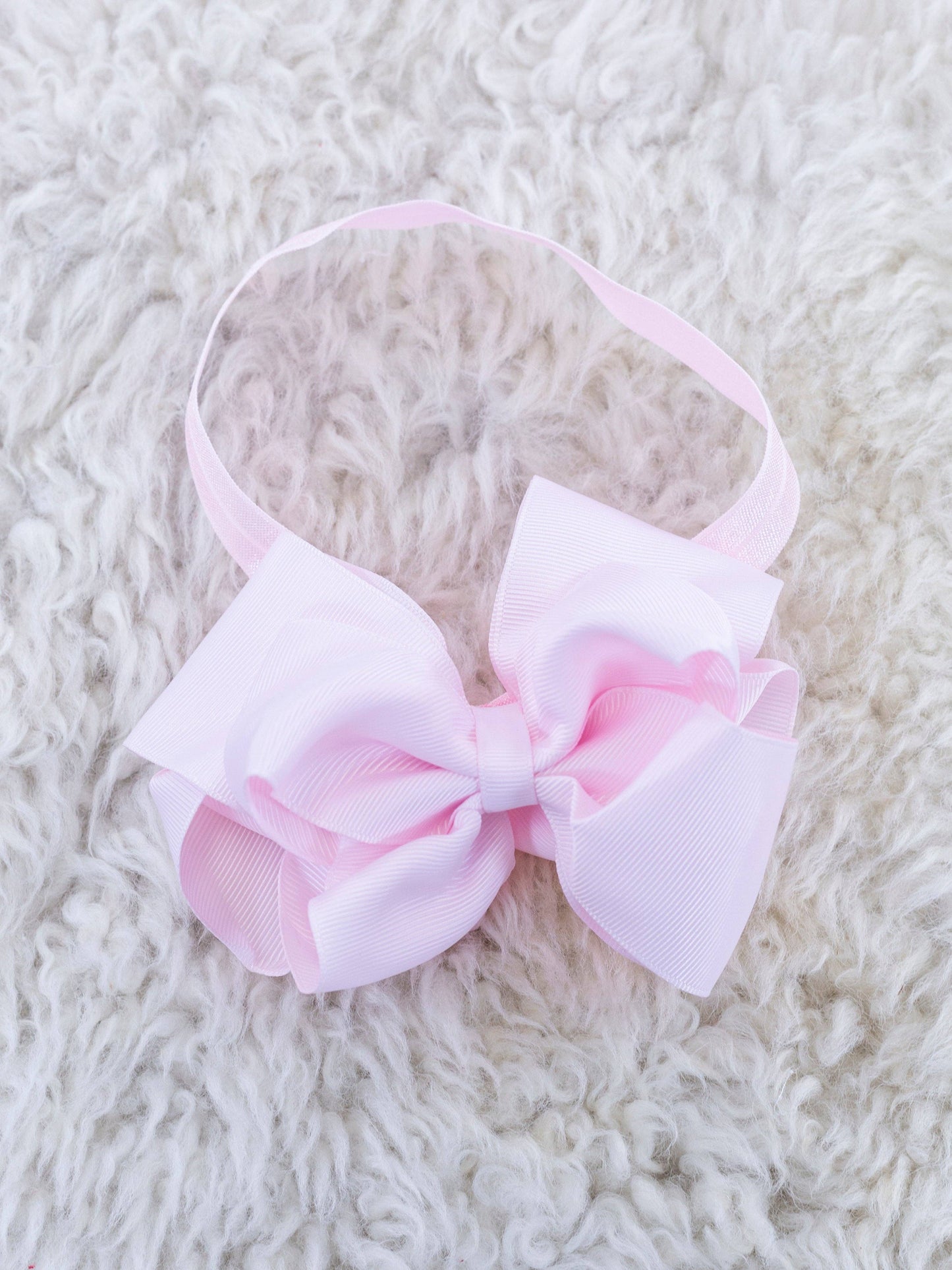 Double Layer Bow Headband 5 Inch - 29 Colors Available