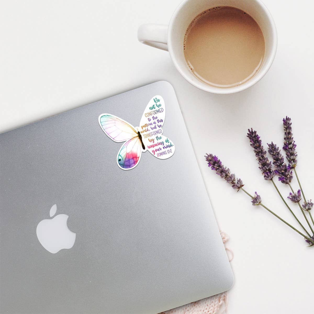 Butterfly Transformation | Christian Sticker | Watercolor