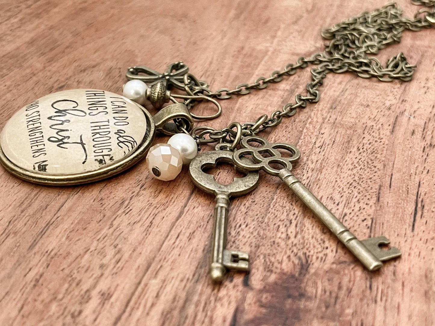 I can do all things through Christ Philippians 4:13 necklace