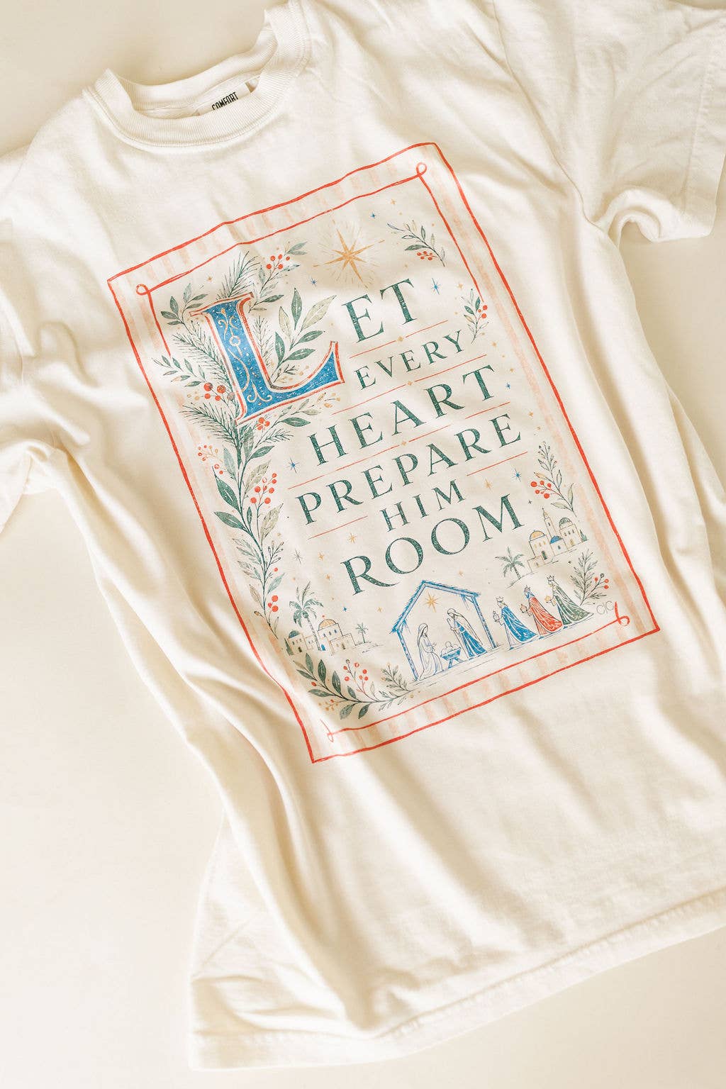 Let Every Heart Prepare Him Room Graphic Apparel