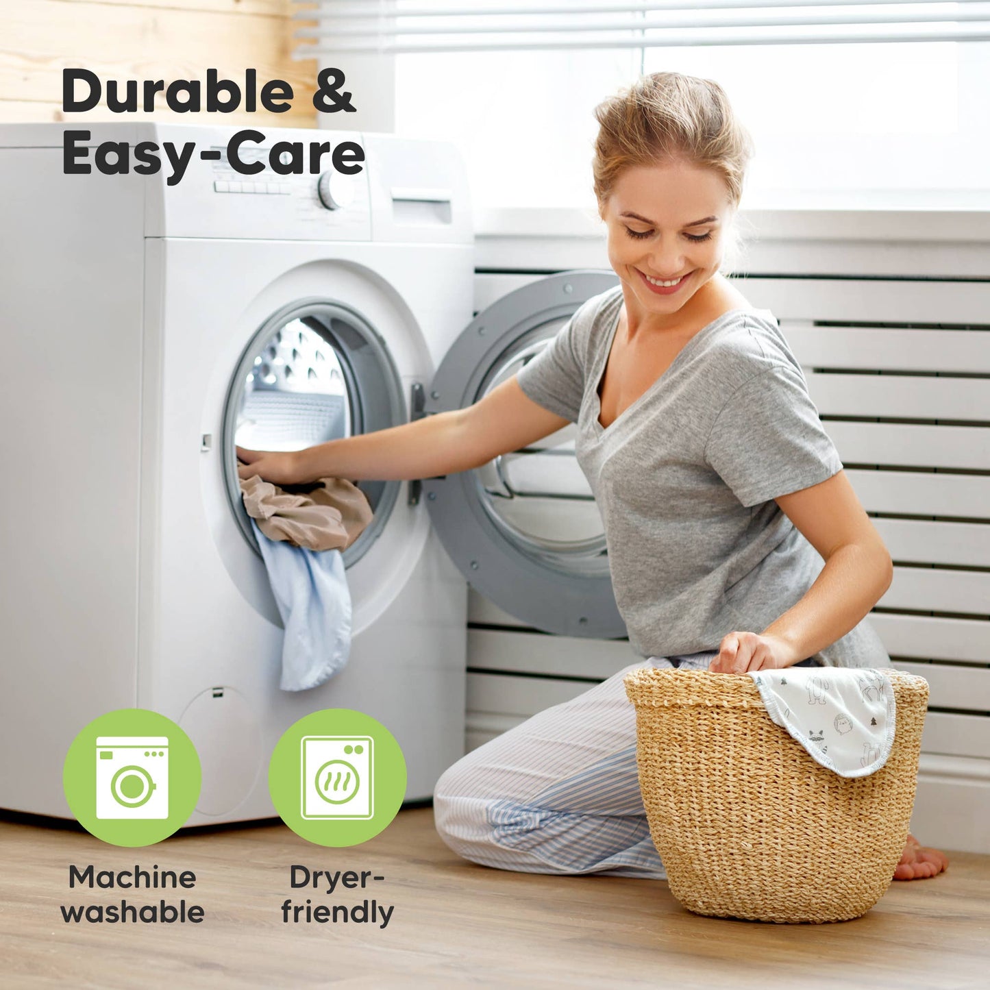2-pack Organic Cotton Fitted Crib Sheet