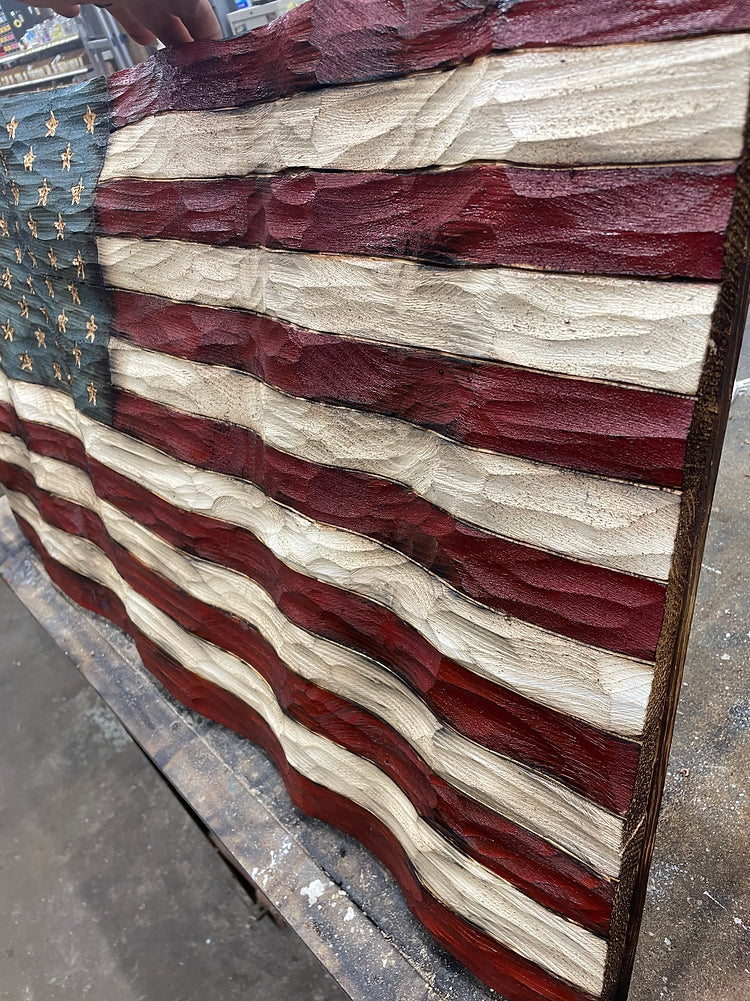 Textured Wavy Flag
