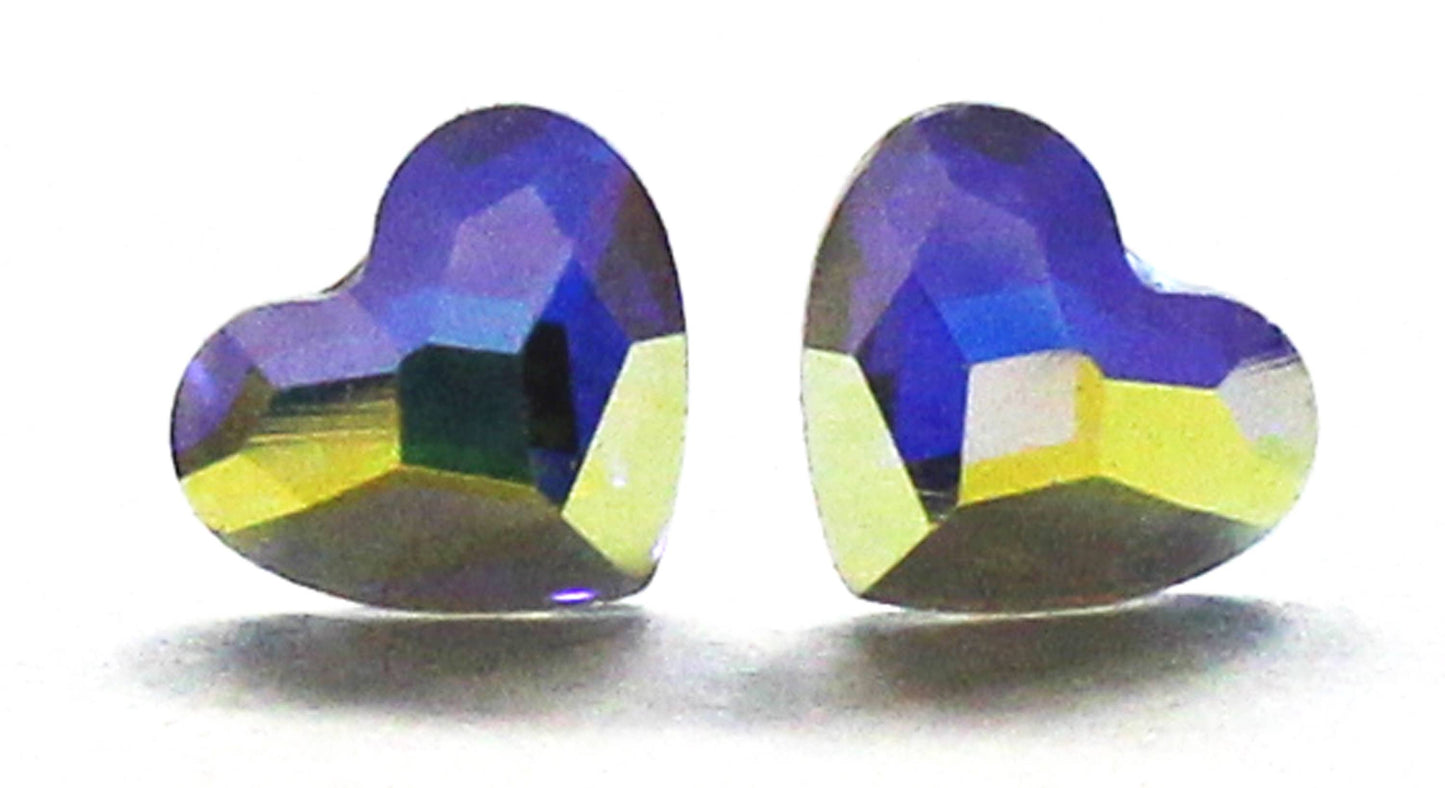 48 pr. Small Crystal Post Earring Assortment