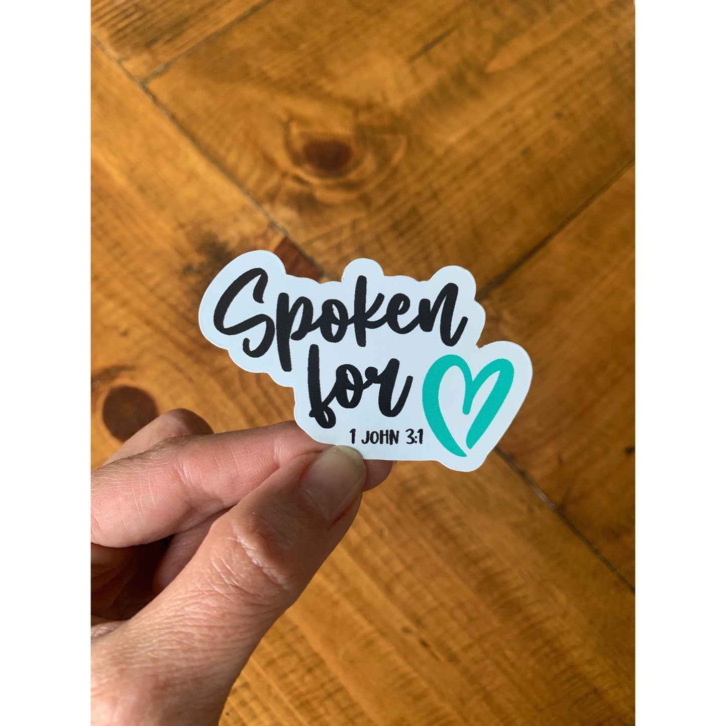 Spoken For | Christian Sticker | Scripture | Waterproof