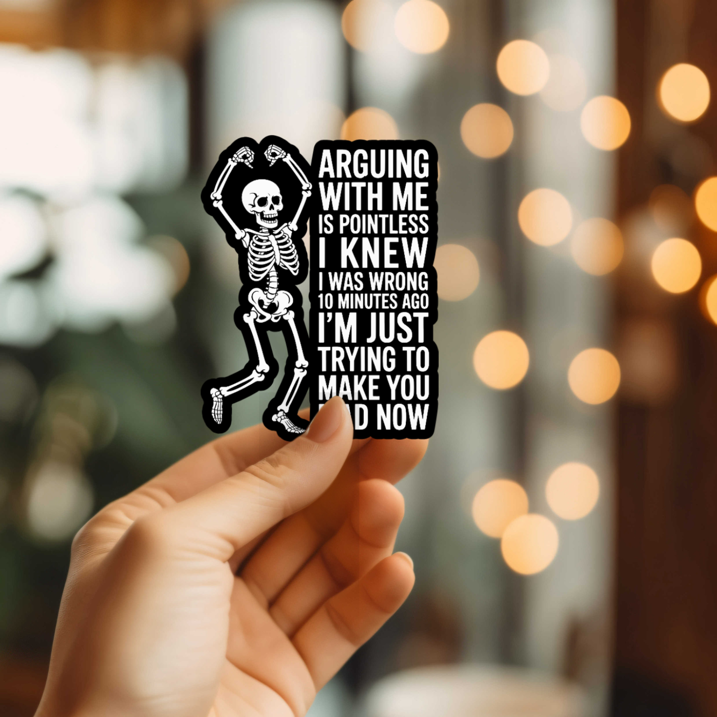 Funny Trying To Make You Mad Vinyl Sticker