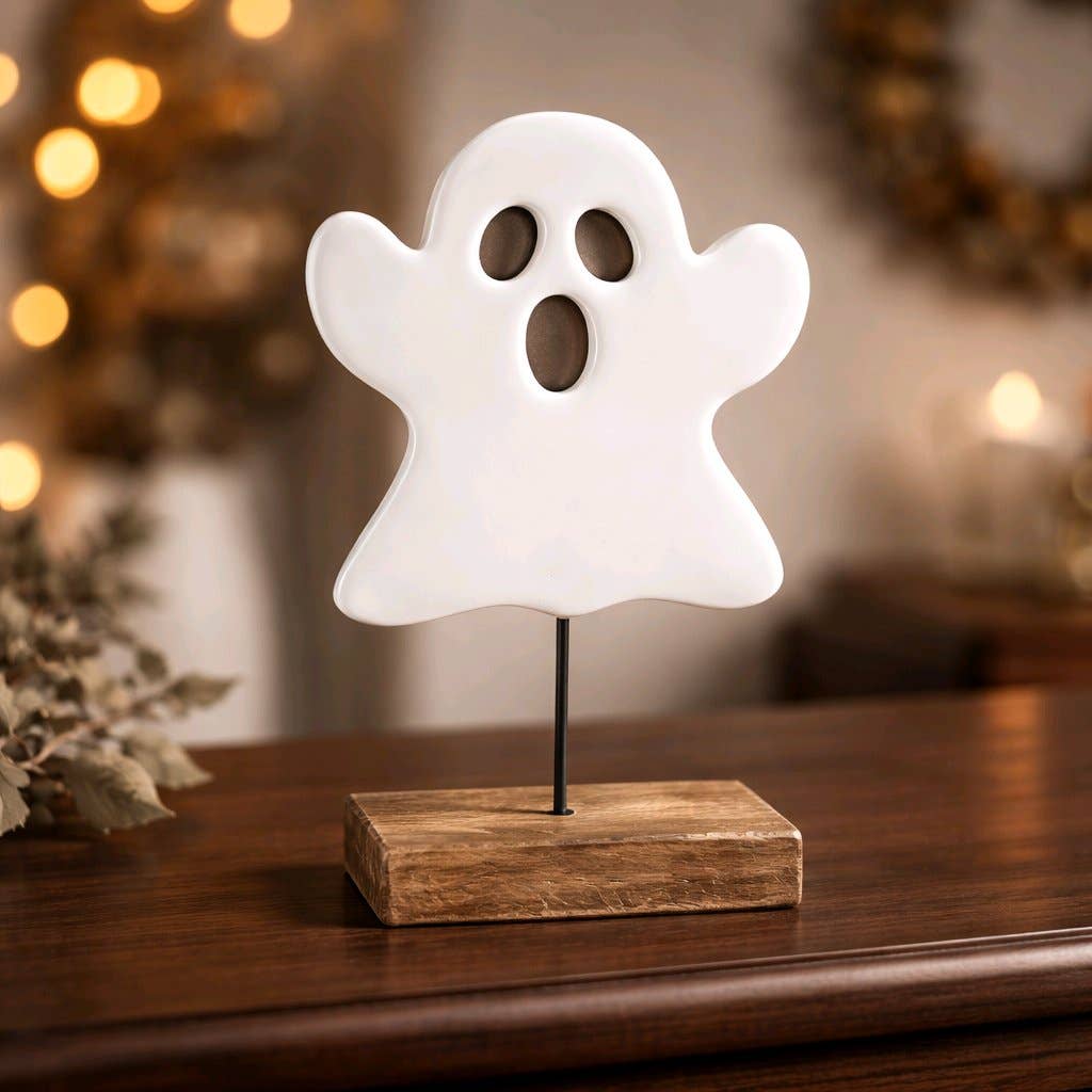 Ghost on Stand 7.25x12in