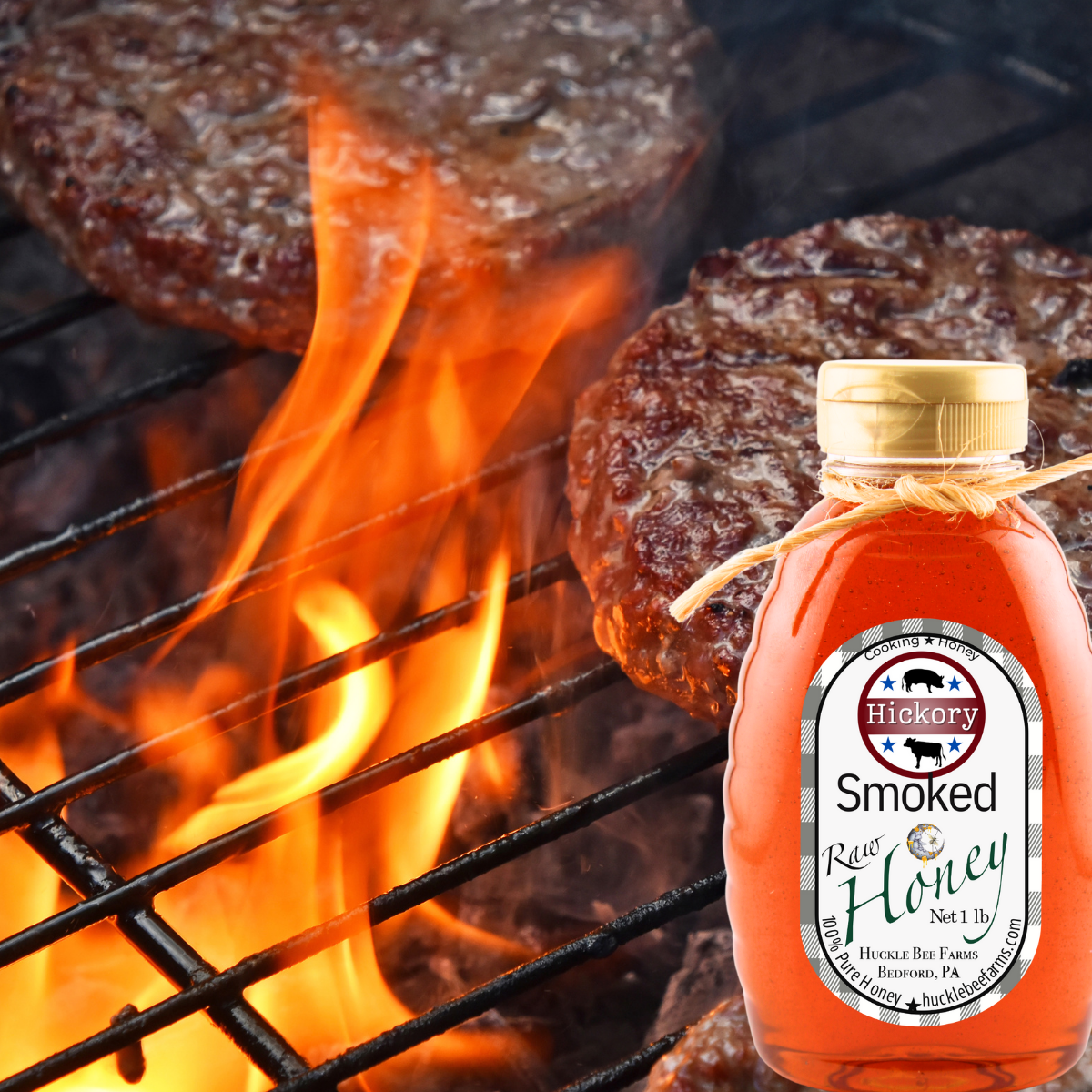 Hickory Smoked Infused Raw Honey
