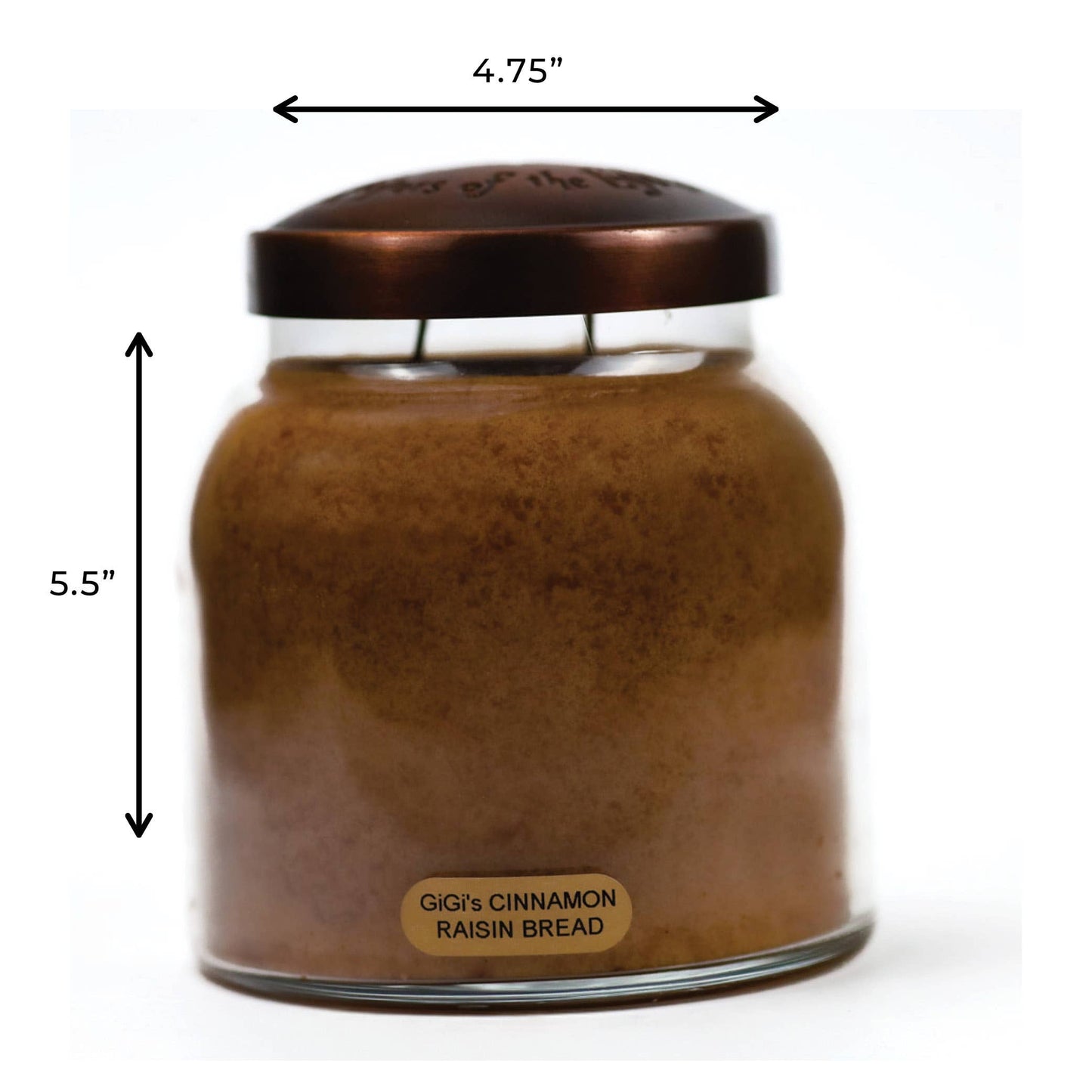 KOTL Papa Candle (34oz.) – GiGi's Cinnamon Raisin Bread