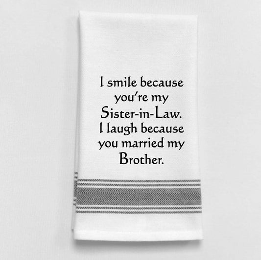 BB-I-306  I smile because you're my sister-in -law...
