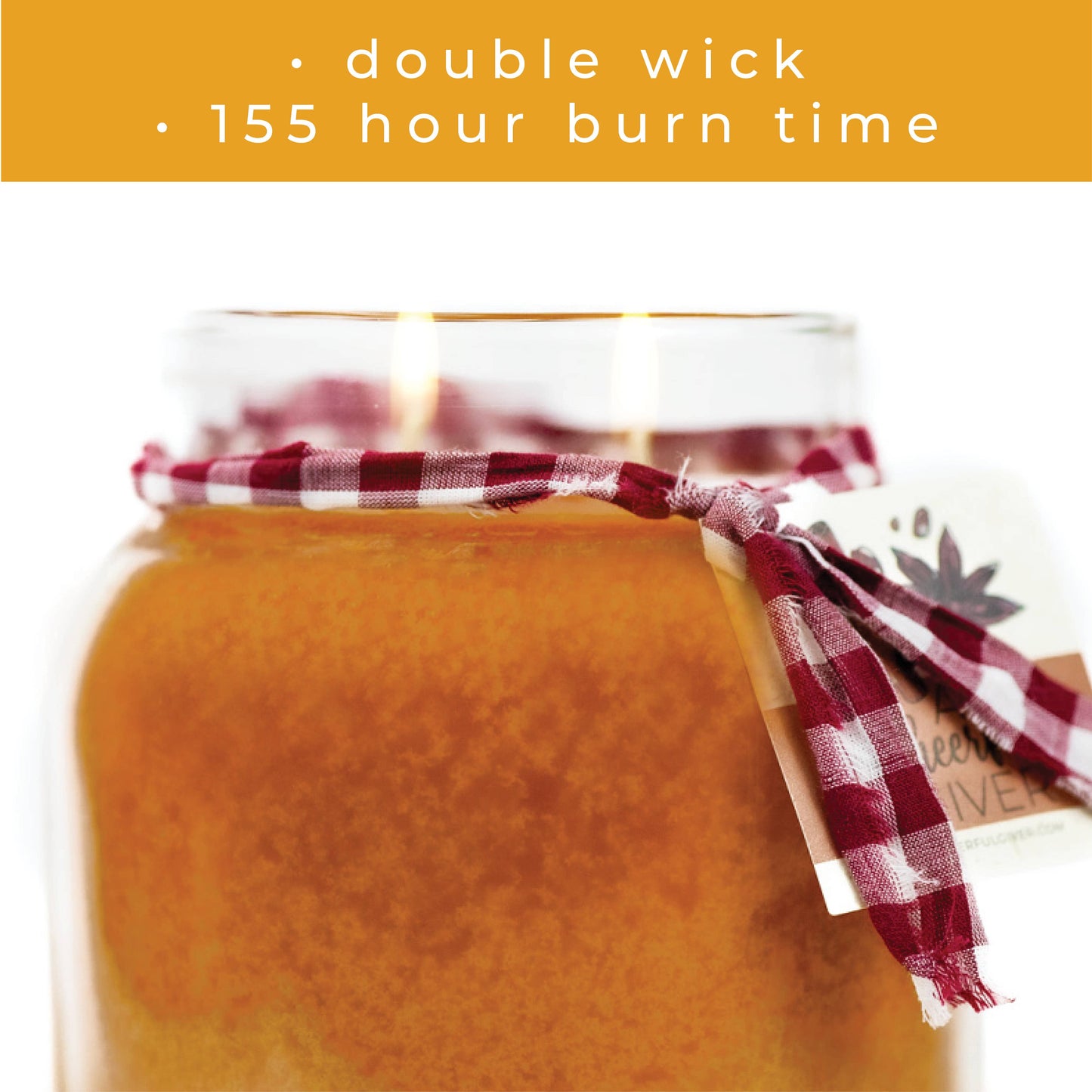Fireside Escape – 34oz Fall Strong Scented Jar Candle