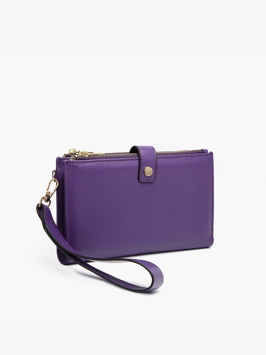 WL2627 Lark Zip-Top Wallet w/ Wristlet Strap