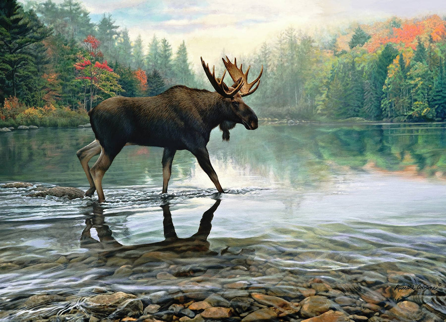Moose Crossing 1000-Piece Cobble Hill Puzzle
