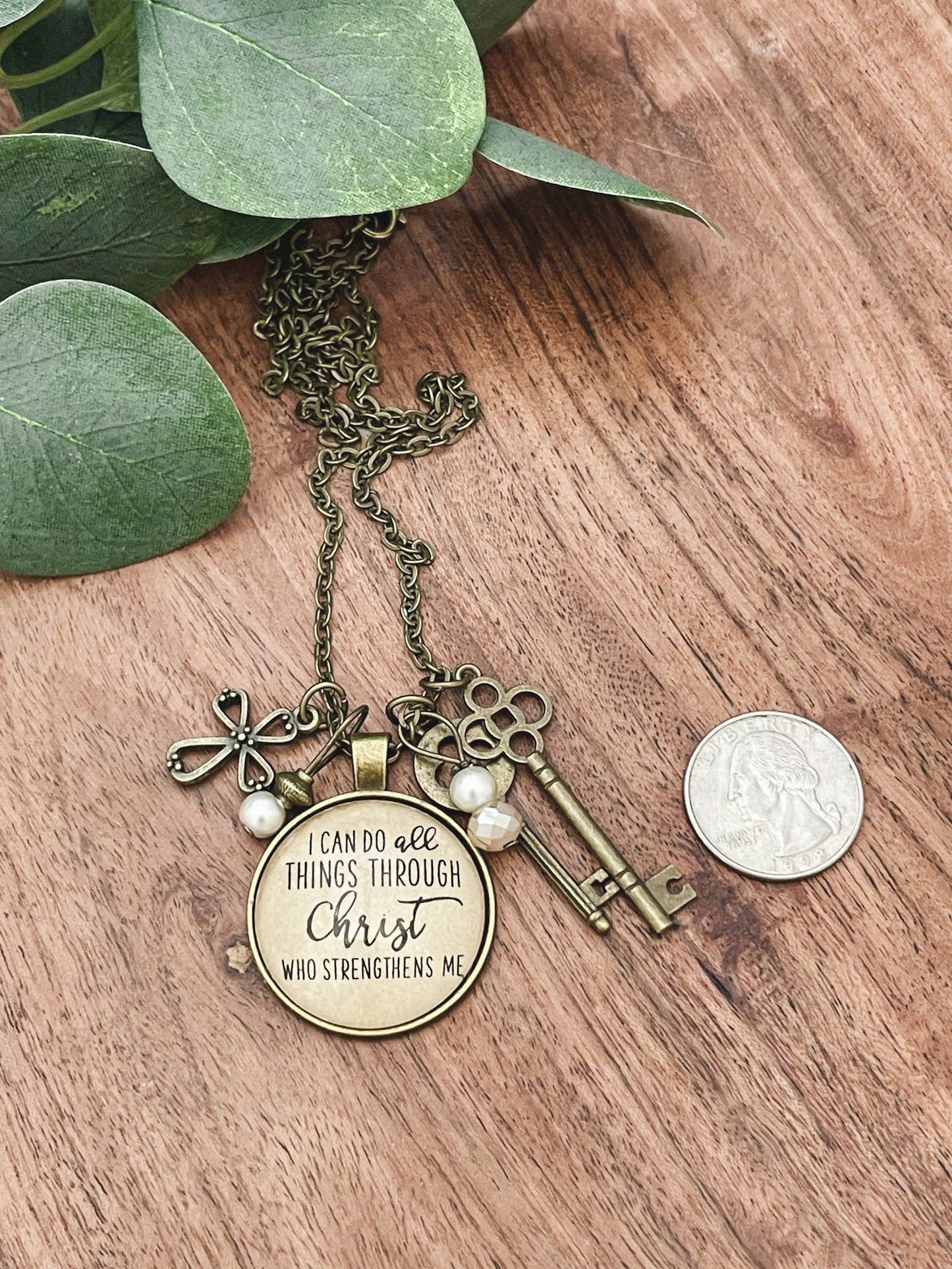 I can do all things through Christ Philippians 4:13 necklace