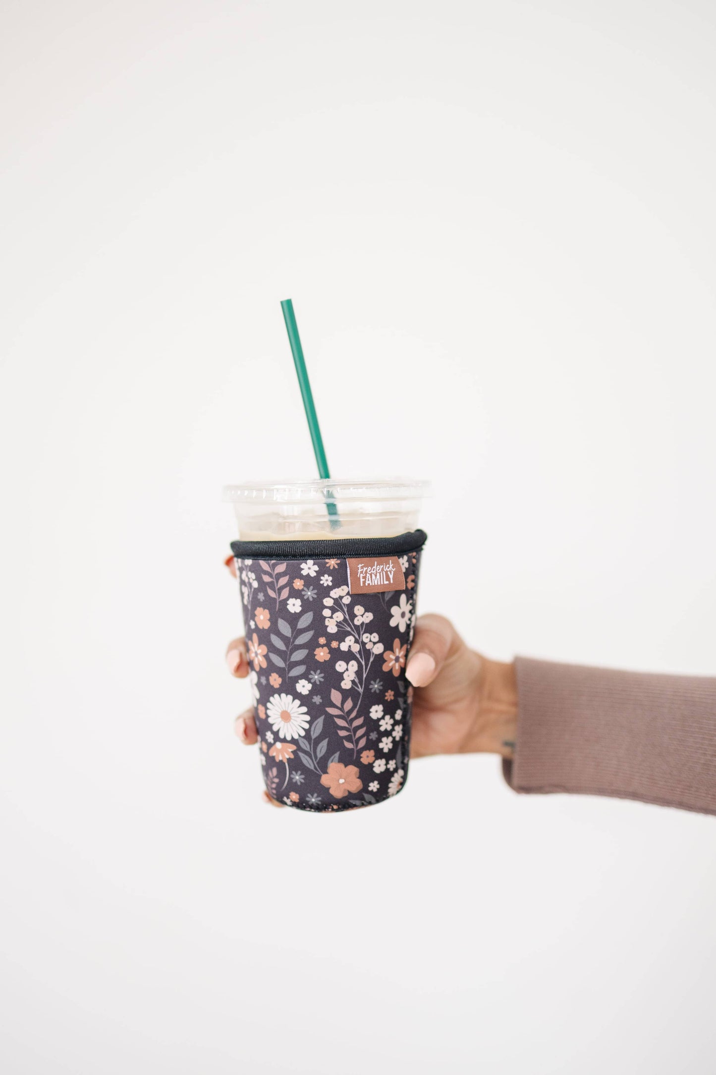 Iced Coffee Sleeve, Cute Reusable Cup Holder Drink Sleeve