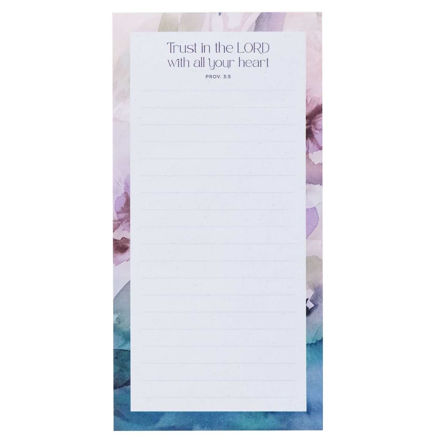 Magnetic Notepad w/pen Trust in the Lord Prov. 3:5