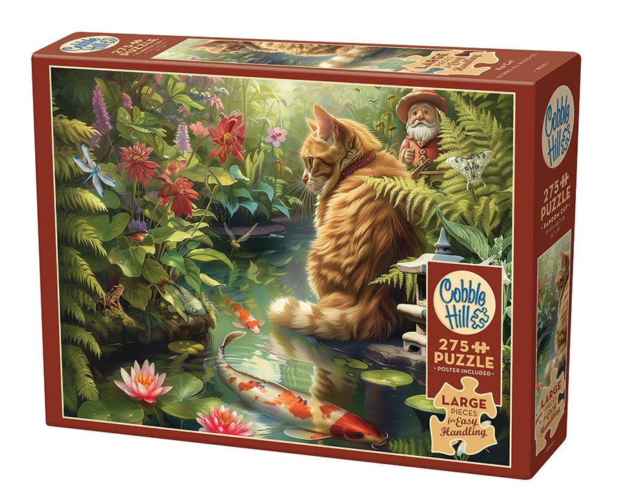 Koi Cat 275-Piece Cobble Hill Puzzle