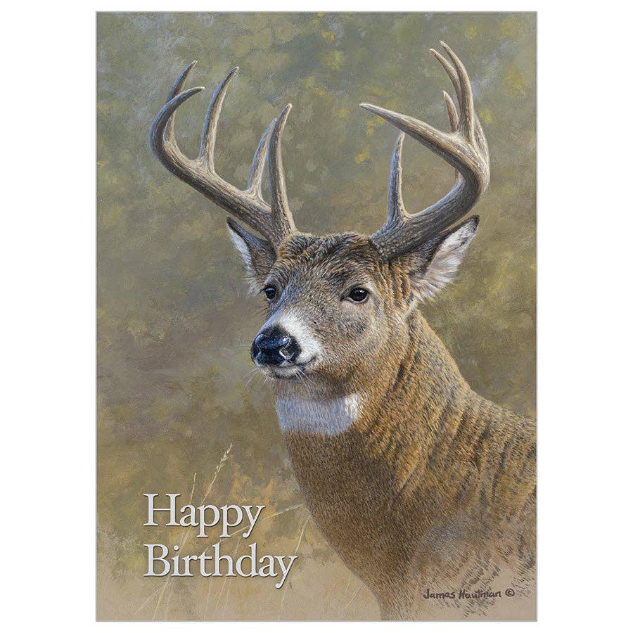 Whitetail Portrait - Birthday Card