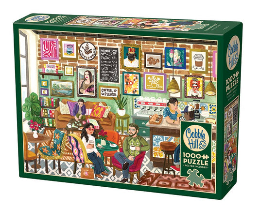 Coffee Please 1000-Piece Cobble Hill Puzzle