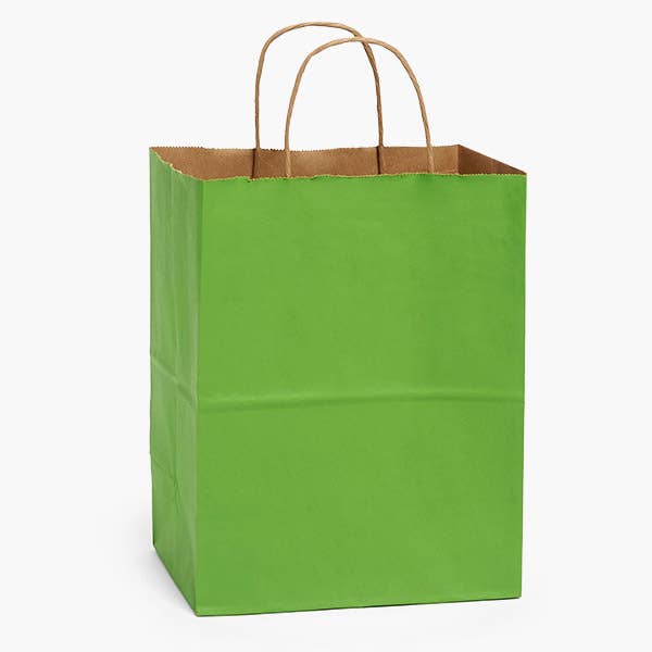Recycled Kraft Color Paper Retail Shopping Bags