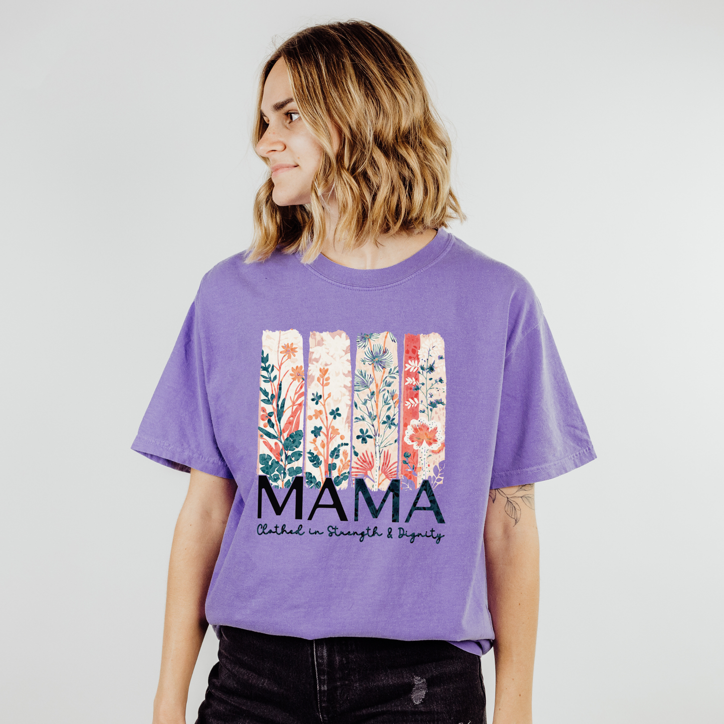 Proverbs 31 Mama Comfort Color Christian Mother's Day Tshirt