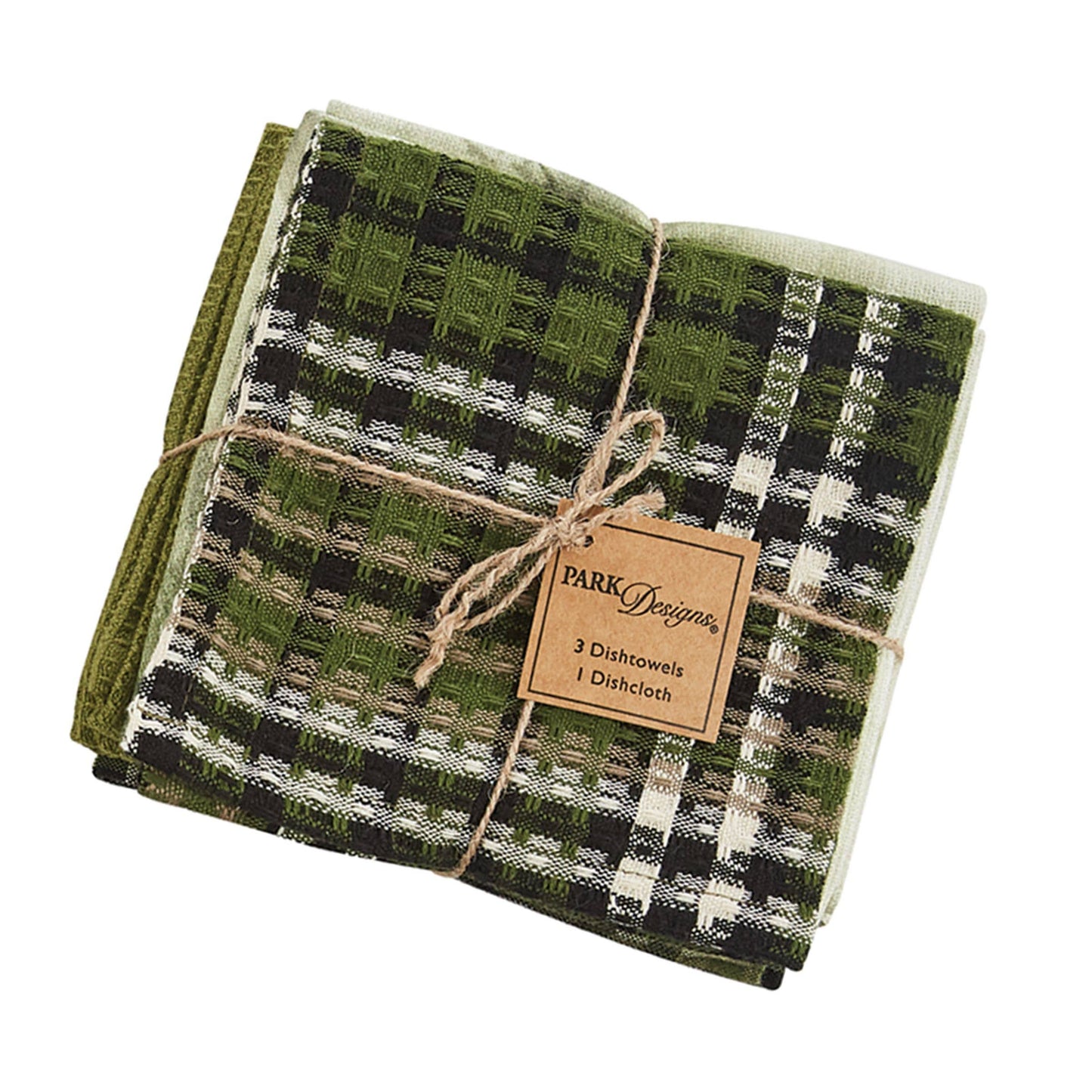Watercolor Wildlife 3Dishtowel 1 Discloth Set