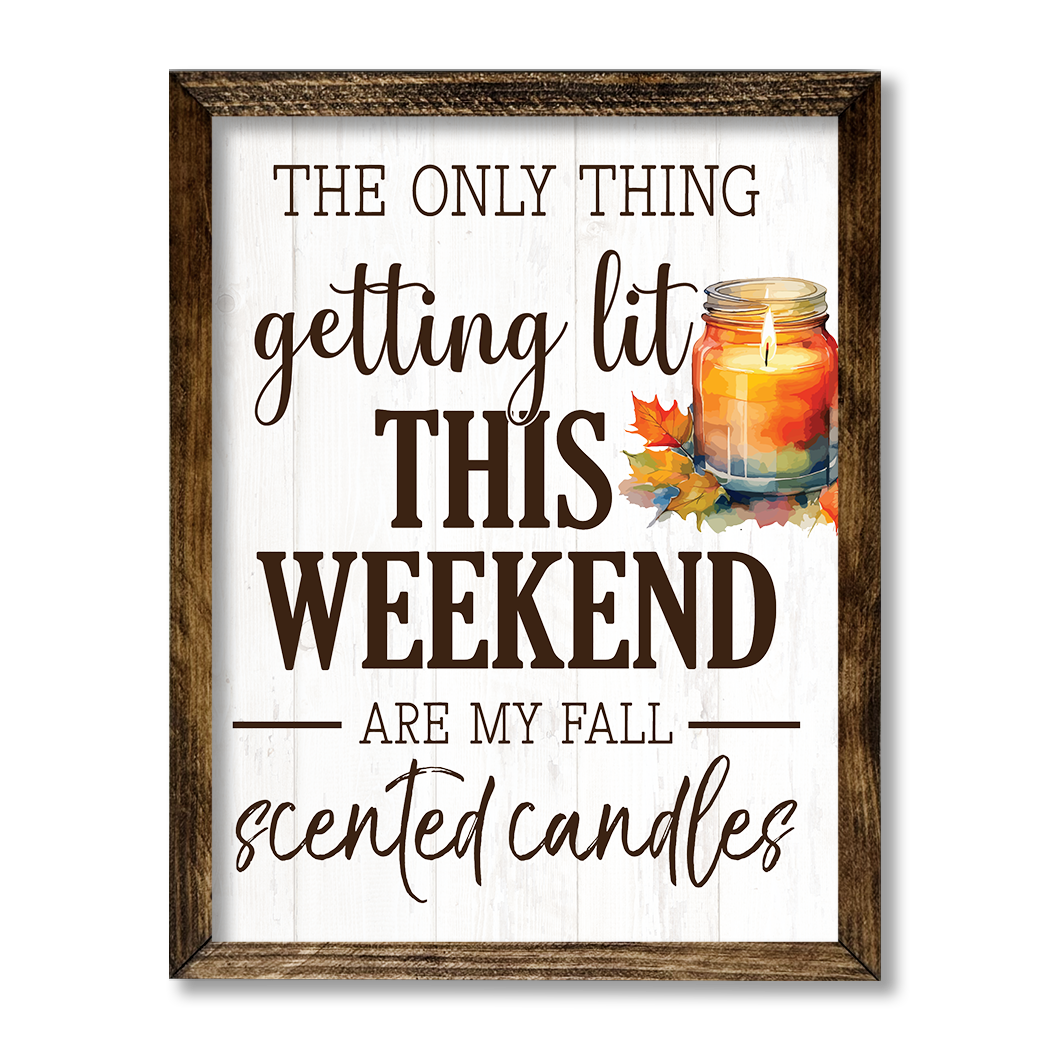 TIMBERLAND FRAME GETTING LIT THIS WEEKEND FALL CANDLE