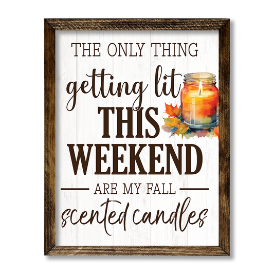 TIMBERLAND FRAME GETTING LIT THIS WEEKEND FALL CANDLE