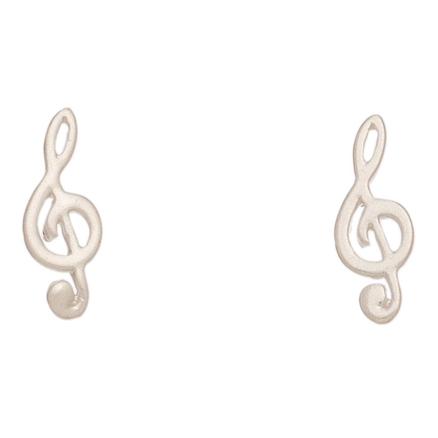 Stud Buds Treble Clef Earrings