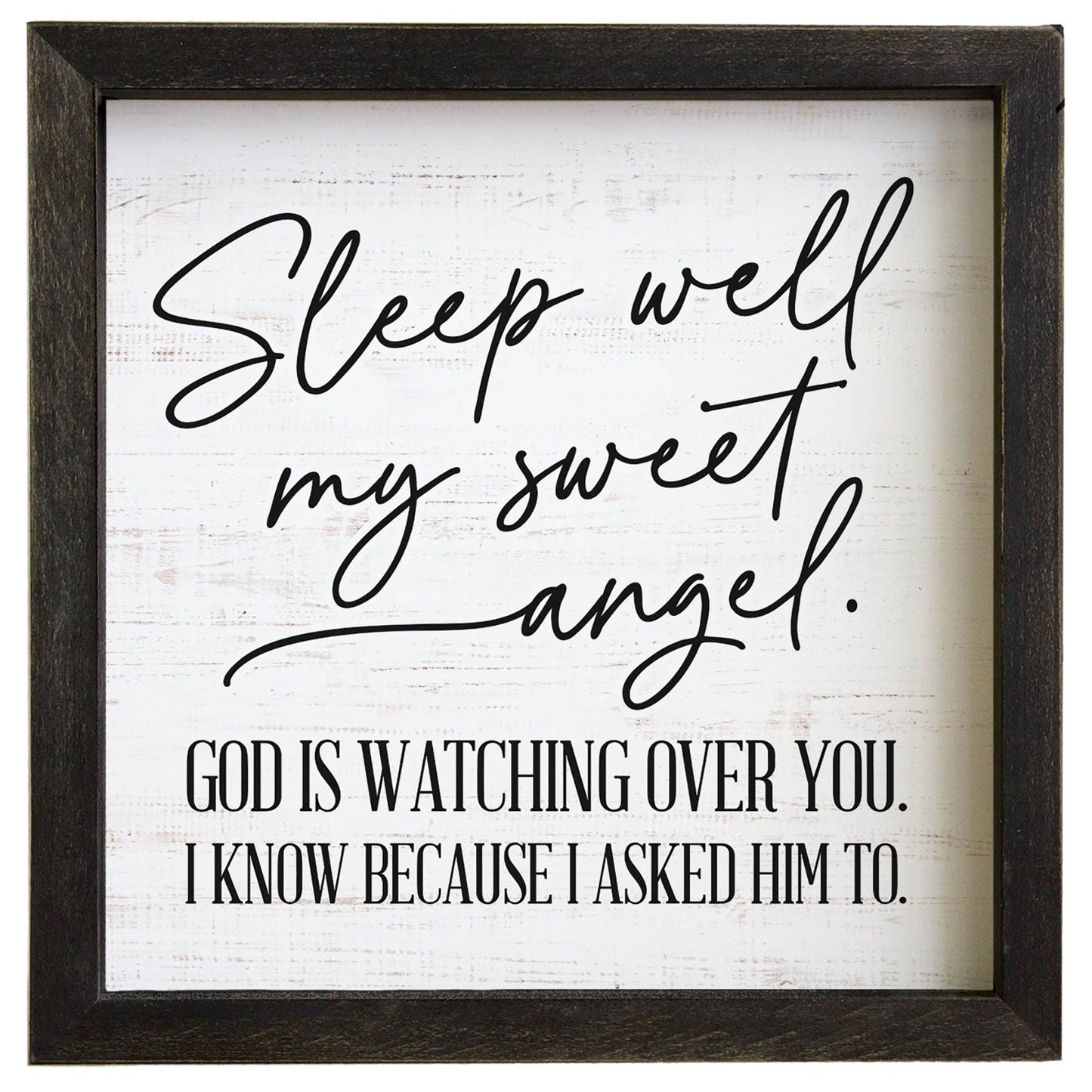Sleep Well Angel - Rustic Frames