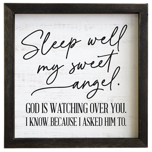 Sleep Well Angel - Rustic Frames