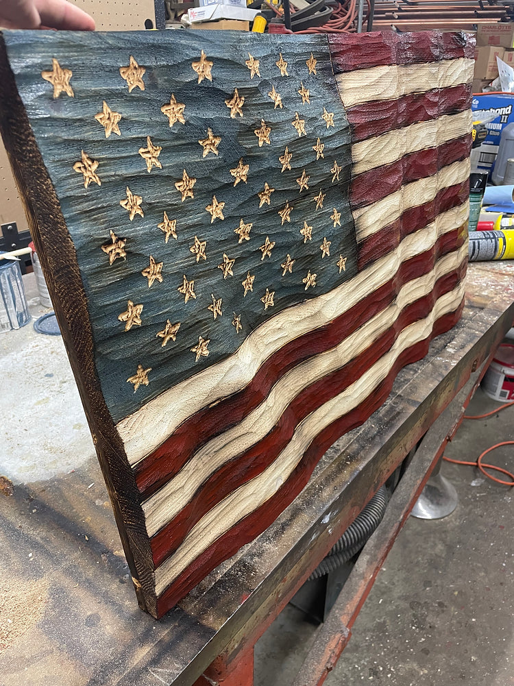 Textured Wavy Flag