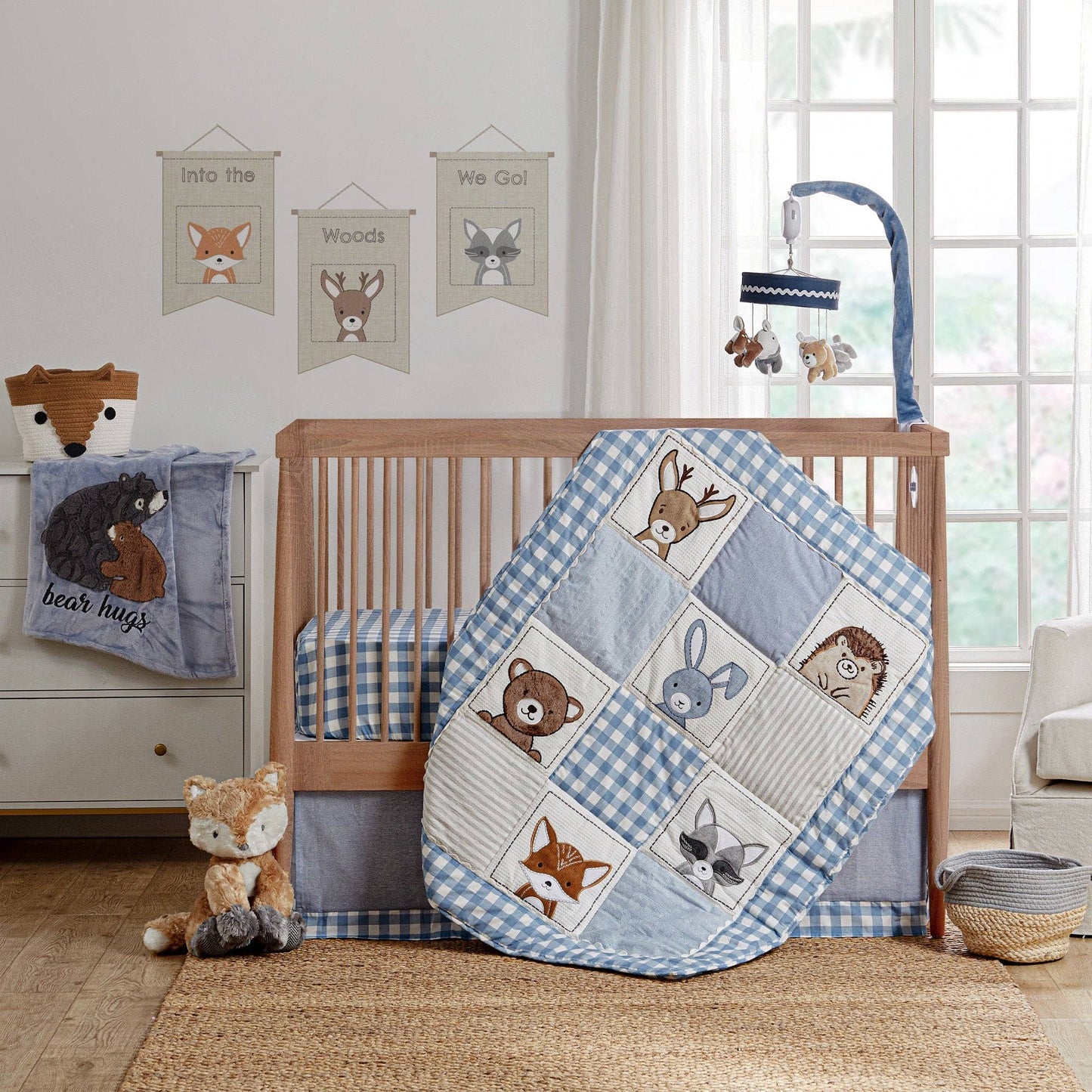Forest Friends 5PC Crib Bedding Set