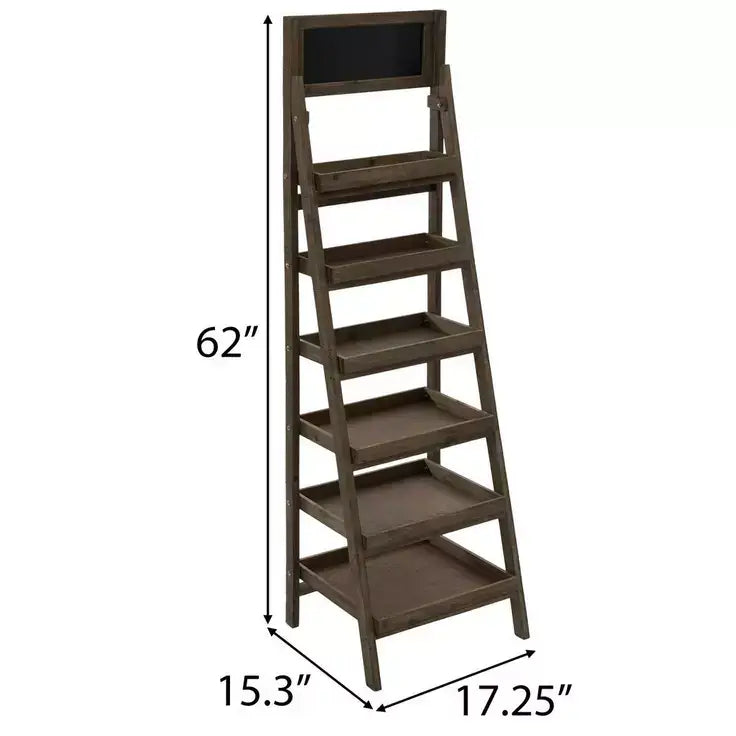 Retail Ladder Display Shelf