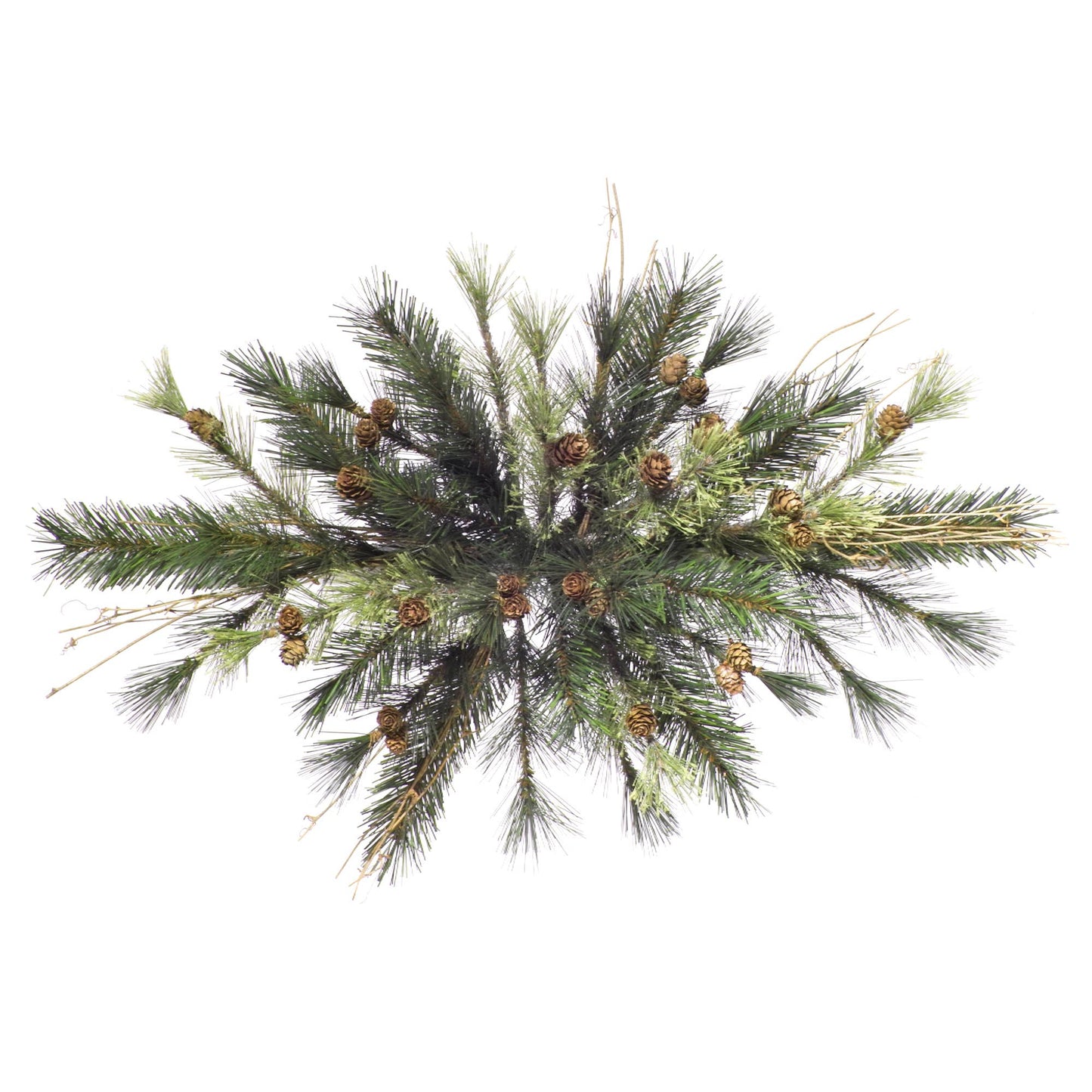 Vickerman 24" Mixed Country Pine Swag 38 Tips