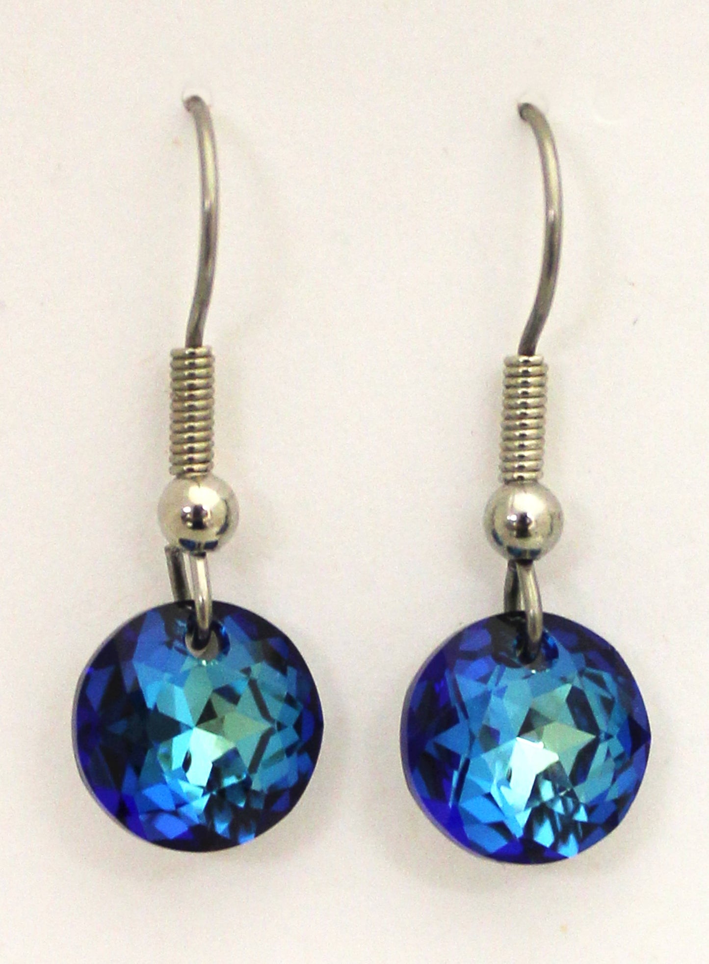 Crystal BB (Bermuda Blue) Classic Cut Dangle Earring