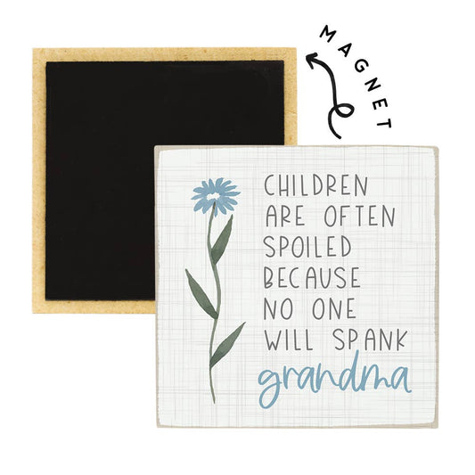 Spank Grandma  - Square Magnets