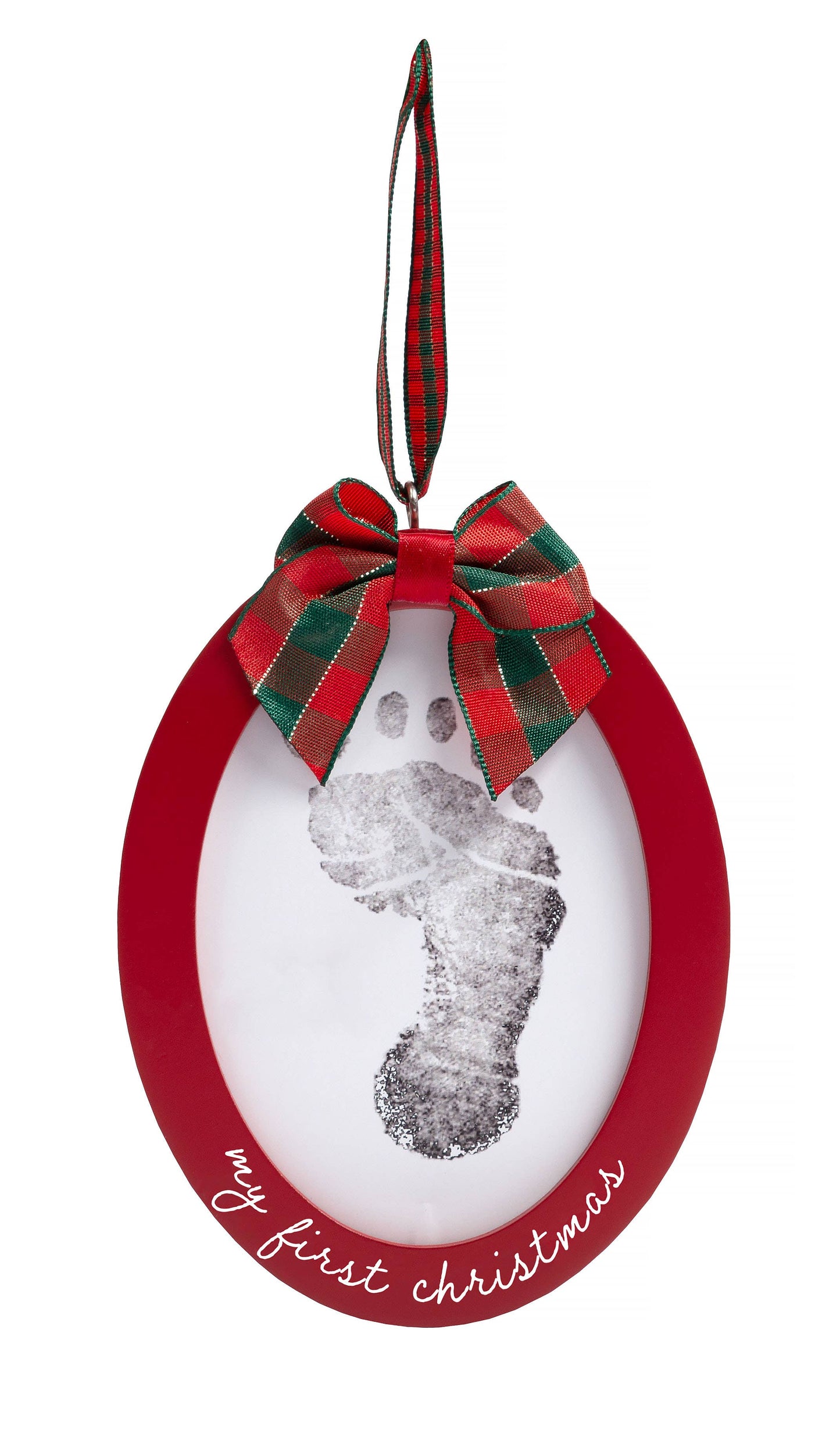 My First Babyprints Double-Sided Picture Christmas Ornament