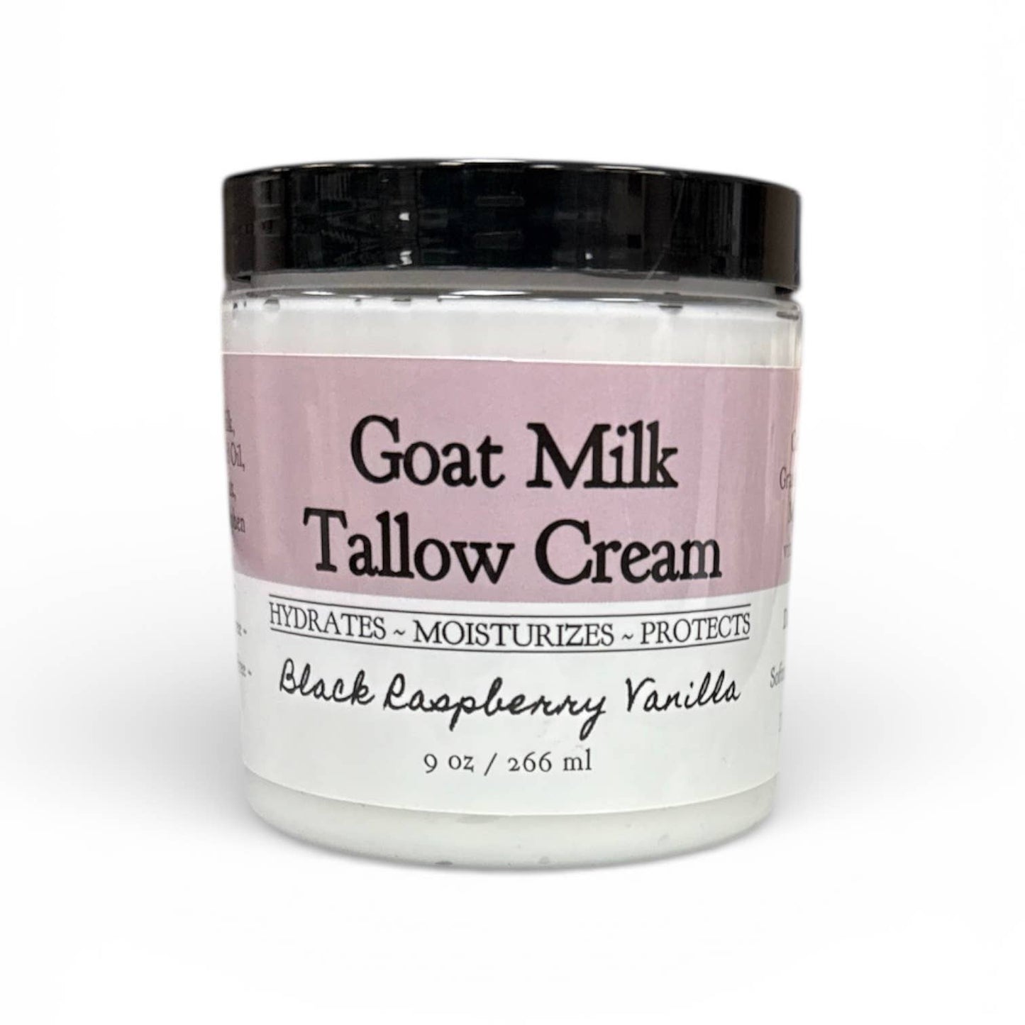 Goat Milk Tallow Cream - Black Raspberry Vanilla