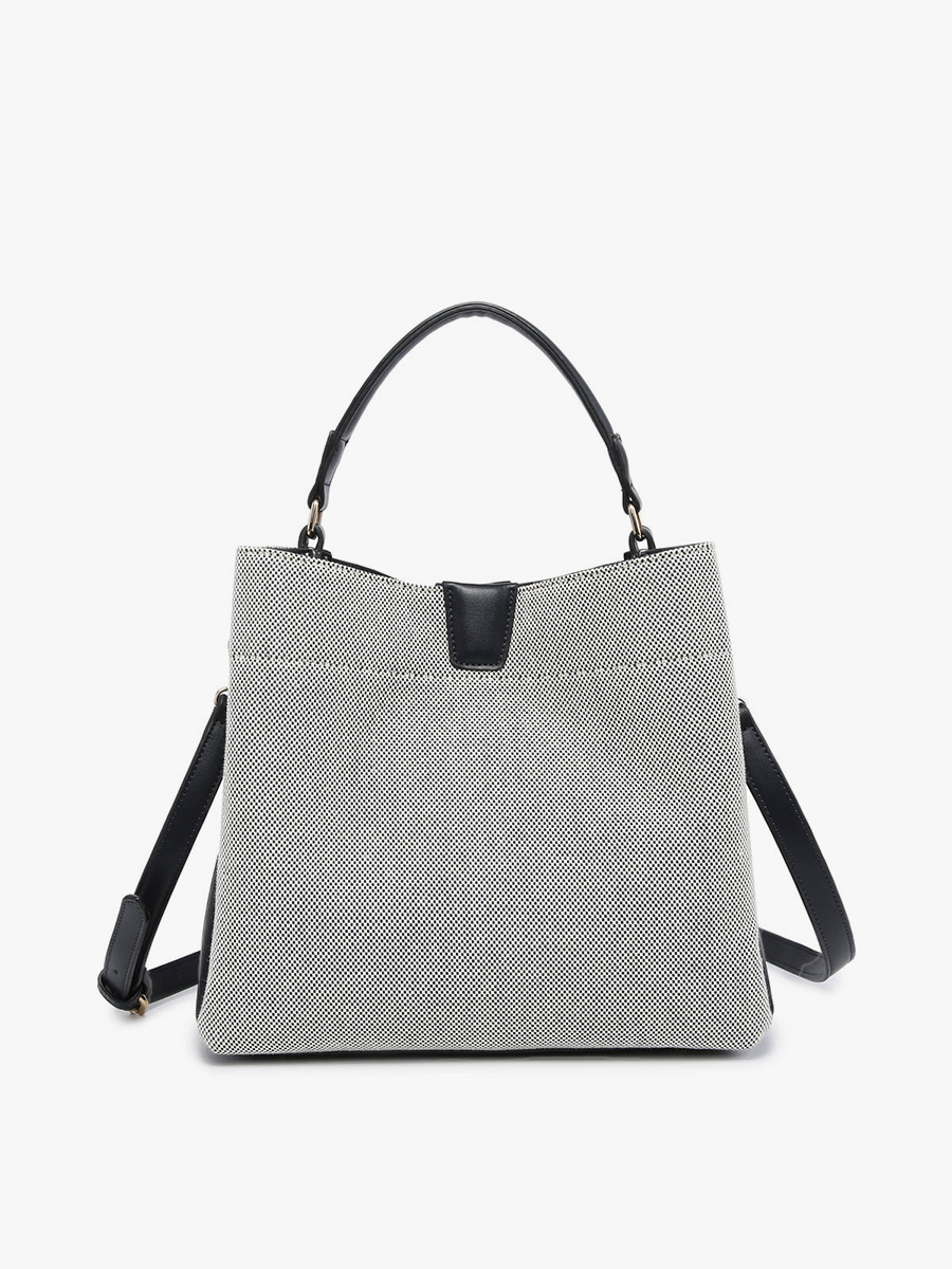 M1951CN Tati Canvas Monogrammable Satchel