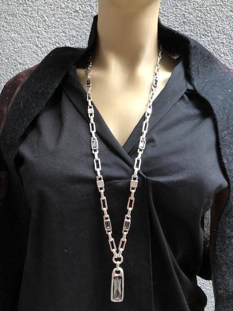 Modern Recta-Chain Necklace