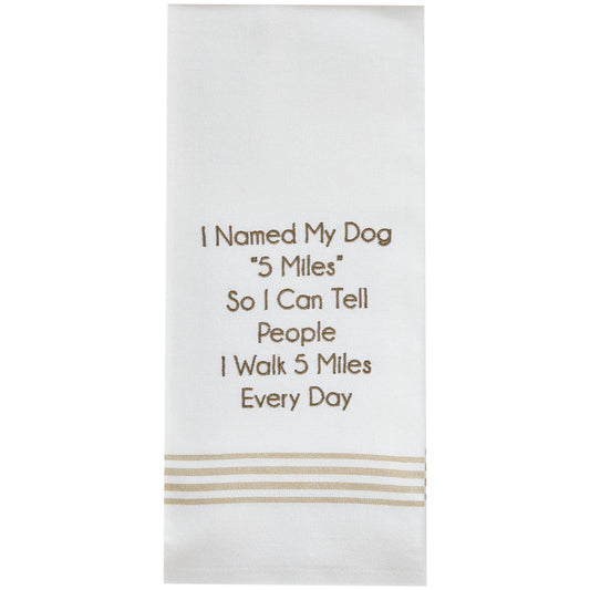 5 Miles Dishtowel