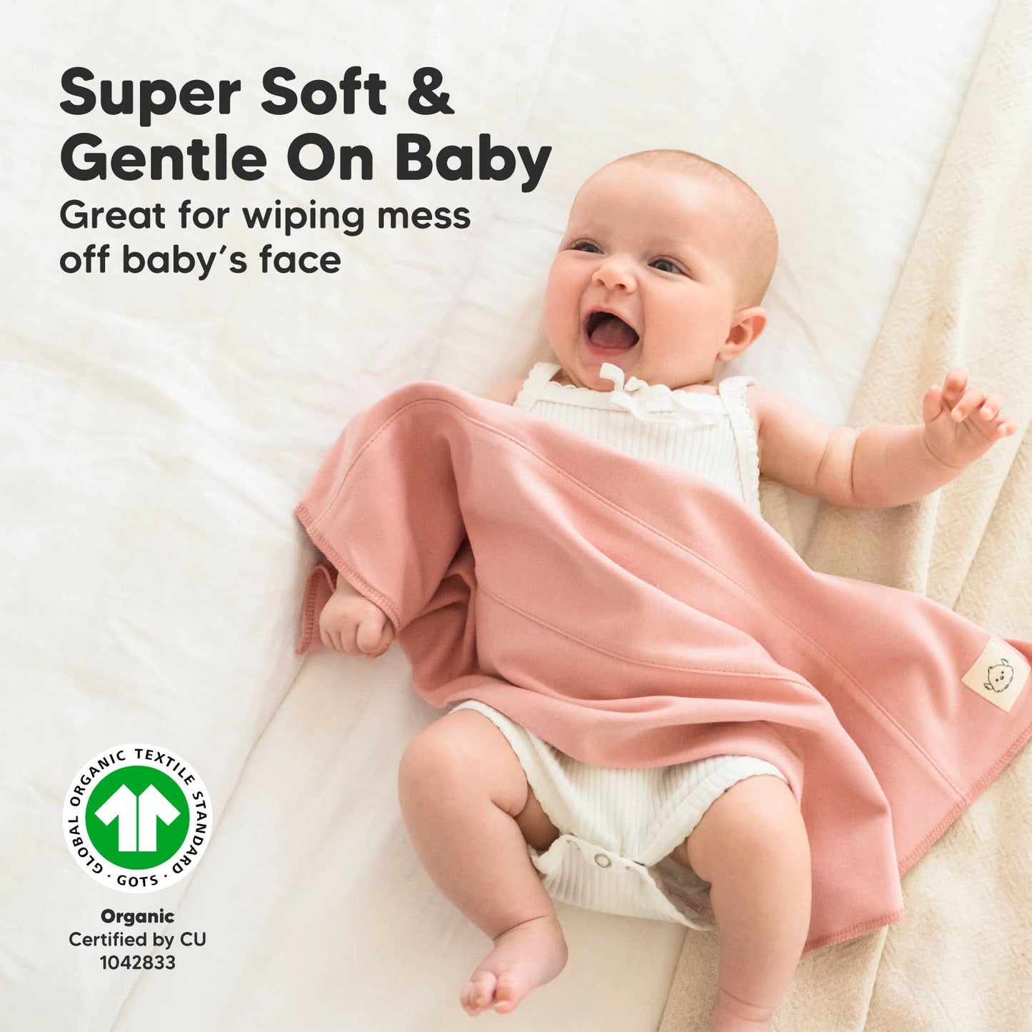 KeaBabies 6-Pack Shea Burp Cloths