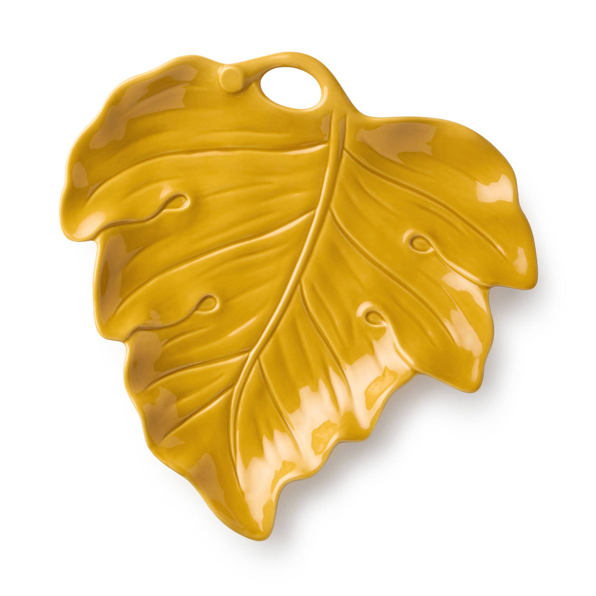 Autumn Meadows 3-D Leaf Platter 14" x 12"