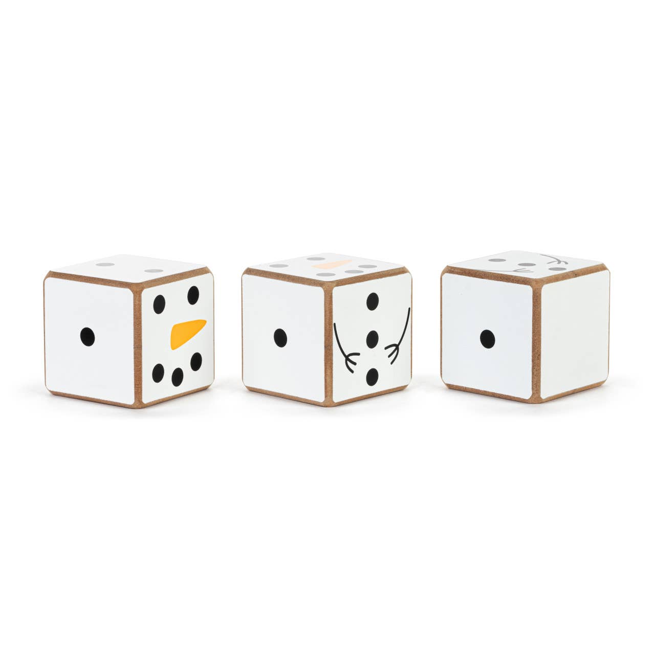 Snowman Counting Dice Set