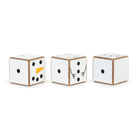 Snowman Counting Dice Set