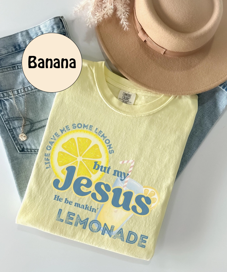 Comfort Colors Life Gave Me Some Lemons Christian Shirt