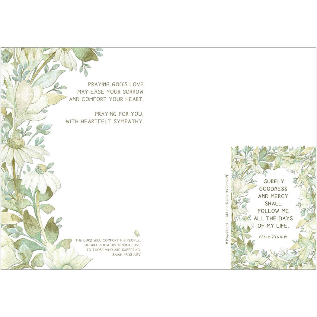 Psalm 23 Prayer - Faith Sympathy Card